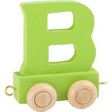 Train de lettres en couleurs B