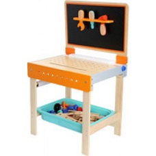 Etabli pour enfants avec table à dessin