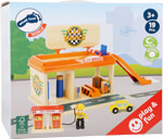 Garage automobile avec station service