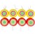 Yoyo "jaune & rouge" - Lot de 8